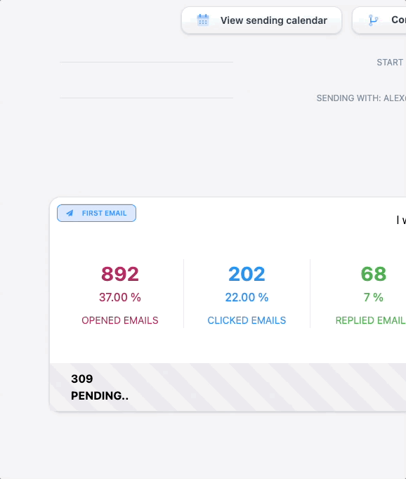 Campaign analytics and reporting preview